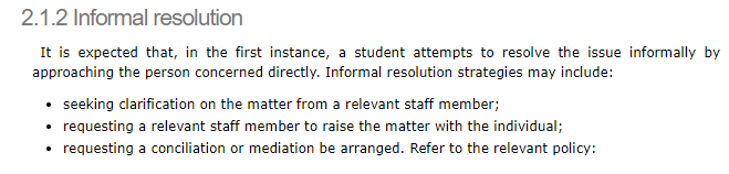 昆士兰大学申诉